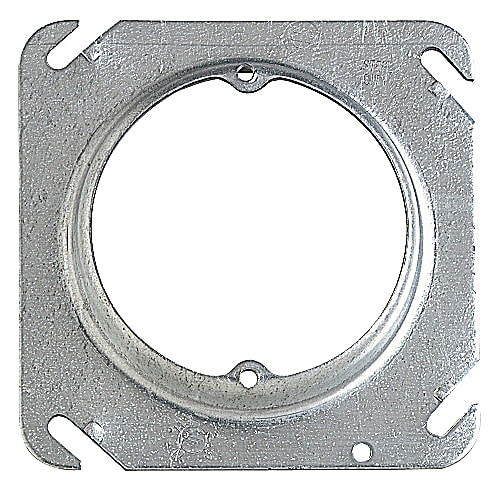 Thomas & Betts Co - Steel City 52C3-1/2-25 4" Steel Square Box Cover, 1/2" Raised, 3.5 cu.in.