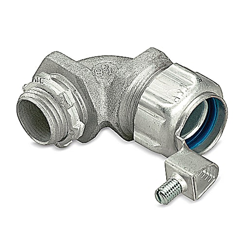Thomas & Betts Co - Thomas & Betts 5355GR 1-1/4 Inch 90 Degree Insulated Liquidtight Ground Connector