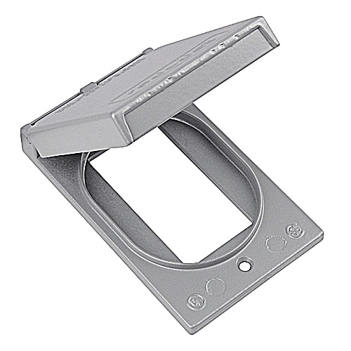 Thomas & Betts Co - Thomas & Betts CWPV-G 1-Gang Die-Cast Aluminum Vertical Receptacle Device Box and Cover