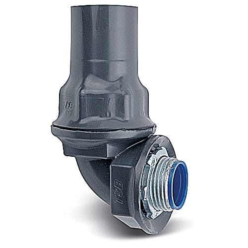 Ocal / Thomas & Betts - Ocal ST1/290-G 1/2 Inch Inch 90 Degree Ocal Sealtight Gray Adapter