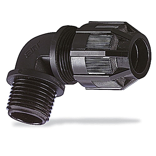 Thomas & Betts Co - Thomas & Betts 4971NM 3/4 Inch 90 Degree Strain Relief Connector