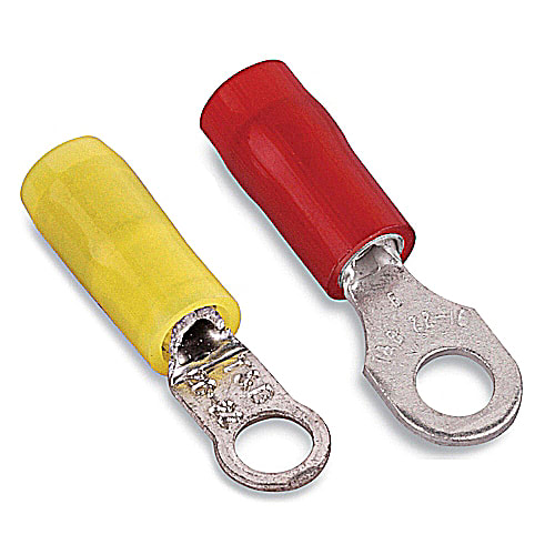 Thomas & Betts Co - Thomas & Betts RA873 Nylon-Insulated Ring Terminal - #22-16, #10bolt (1000/Box)