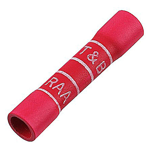 Thomas & Betts Co - Thomas & Betts RAA217 22-18 AWG Wire Range 1.1 Inch Length Expanded Insulated Vinyl Butt Splice