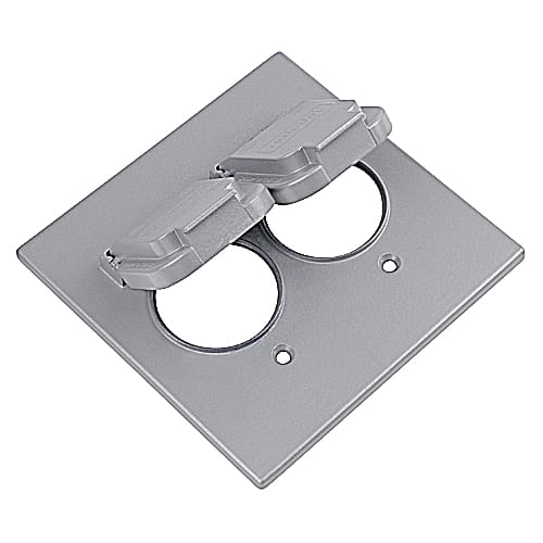 Thomas & Betts Co - Red Dot 2CCS 2-Gang Cover for 2 Single Receptacles