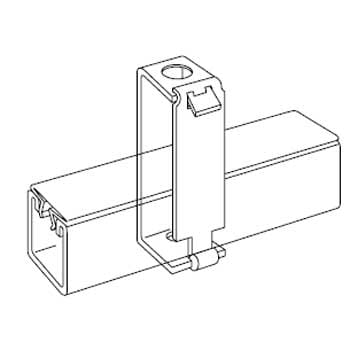 Thomas & Betts Co - Kindorf G-1012 1-1/2 x 3-1/8 Inch 500 lb 14 Gauge Galv Krom Steel Hinged Lay-In Channel Hanger