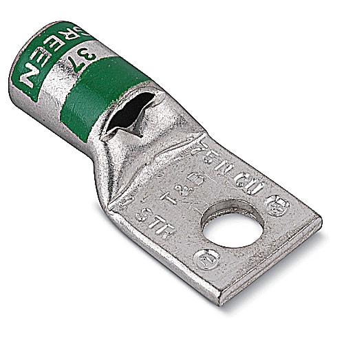 Thomas & Betts Co - Thomas & Betts 54147 #1 AWG 1-Hole 5/16 Inch Bolt Copper Standard Barrel Lug