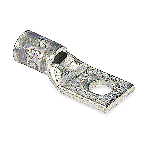 Thomas & Betts Co - Thomas & Betts 54138 Copper 1-Hole Lug - Standard Barrel - Gray - #4AWG, #10bolt