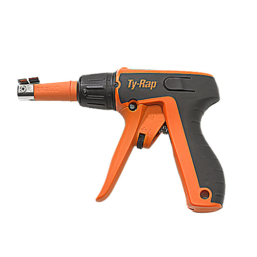 Thomas & Betts Co - Thomas & Betts ERG120 Ergonomic Hand Installation Tool, for Nylon Cable Ties, 50-120 lbs, 4.67mm-7.64mm Tie Widths