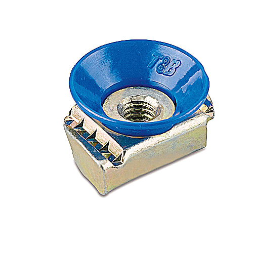 Thomas & Betts Co - Steel City UCN14 1/4" Steel Universal Cone Nut with Galv-Krom Finish