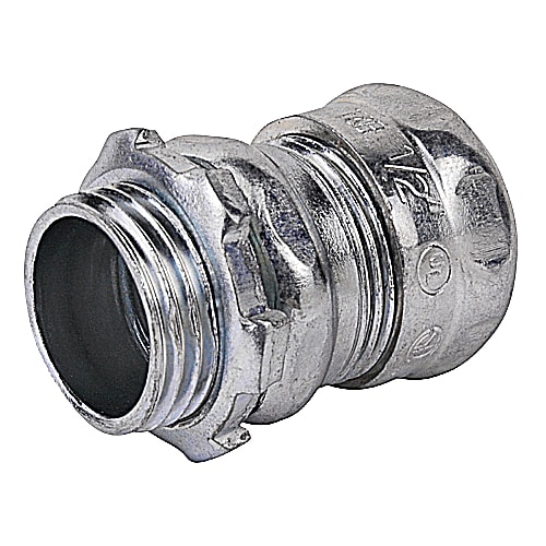 Thomas & Betts Co - Steel City TC112A 3/4" EMT Compression Connector, Steel, Concrete Tight, Use with EMT Conduit