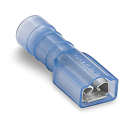 Thomas & Betts Co - Thomas & Betts 14RBD-18277 16-14 AWG Wire Range .89 Inch Length .187 Inch Tab Size Fully Insulated Nylon Female Disconnect