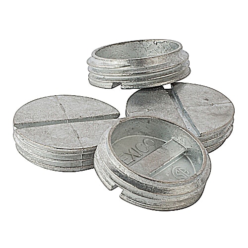 Thomas & Betts Co - Red Dot DPLG-2 3/4 Inch Silver Zinc Round Slotted Closure Plug