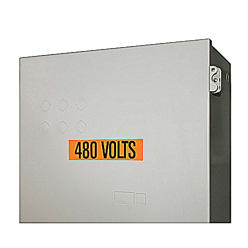 Thomas & Betts Co - VNYL MARKER-2-1/4X9 L120/208 VOLTS