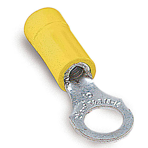 Thomas & Betts Co - Thomas & Betts 10RC-10 Vinyl-Insulated Ring Terminal - #12-10, #10bolt