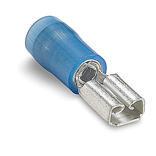 Thomas & Betts Co - Thomas & Betts RBD14-182 16-14 Wire Range .83 Inch Length .187 Inch Tab Size Insulated Nylon Female Disconnect
