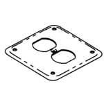 Thomas & Betts Co - ABB 473-NEC 4SQ SURF CVR, 1 DUPLEX,