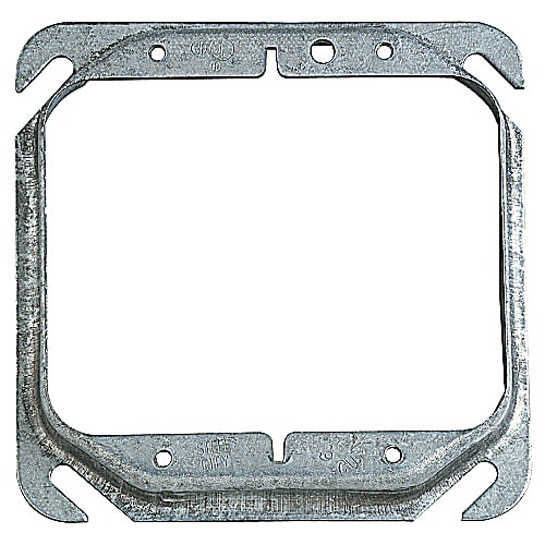 Thomas & Betts Co - Steel City 52C17-25 4" Steel Square Box Device Cover, 1/2" Raised, 6.3 cu.in.