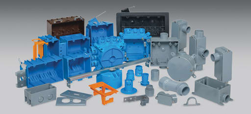 Thomas & Betts Co - UNI SB-18-FS THRMPLSTC BOX