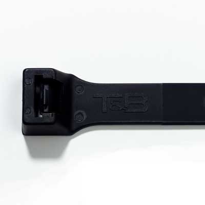 Thomas & Betts Co - Catamount L-24-175-0-L 24 Inch 175 lb Tensile Strength Ultraviolet Resistant Black 1-Piece Cable Tie
