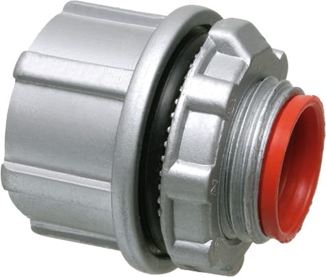 Arlington Industries - Arlington WH4 1-1/4" Watertight Insulated Conduit Hub, Rigid/IMC, Zinc Die-Cast