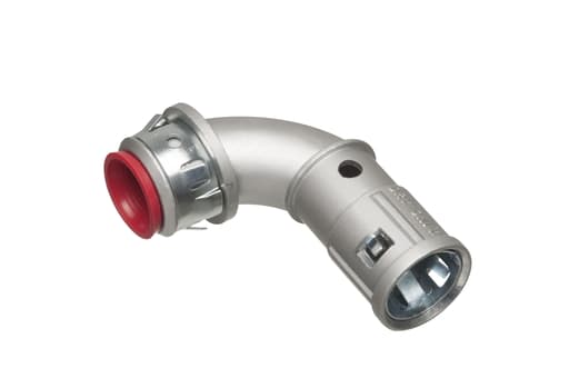 Arlington Industries - Arlington 38900AST 1/2" 90deg Snap²It Insulated Connector, Flex/AC/MC, .405 to .610