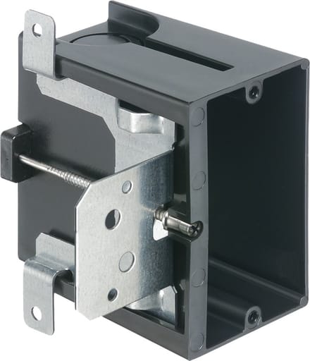 Arlington Industries - Arlington FA101 1-Gang Screw Mount Adjustable Outlet Box, Non-Metallic