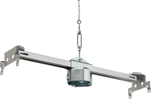 Arlington Industries - Arlington FBRS420SC Suspended Ceiling Fan Box w/ Mounting Bar & Wire Grabber Kit