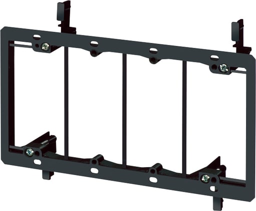 Arlington Industries - Arlington LV4 4-Gang Low Voltage Mounting Bracket, Non-Metallic