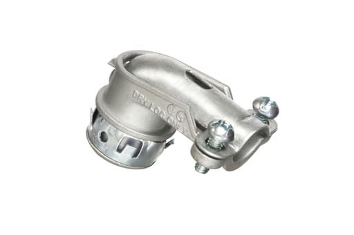 Arlington Industries - Arlington 850ST 3/8" 90deg Snap-Tite Connector, Flex/AC/MC, Zinc Die-Cast
