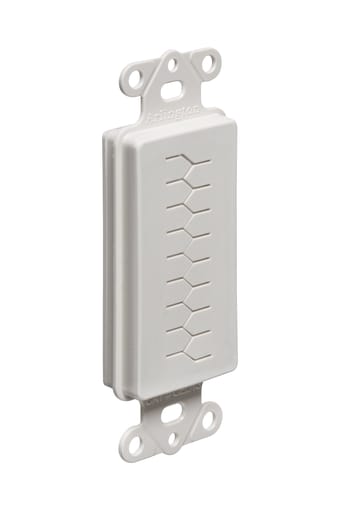Arlington Industries - Arlington CED130 Cable Entry Device w/ Slotted Cover, White