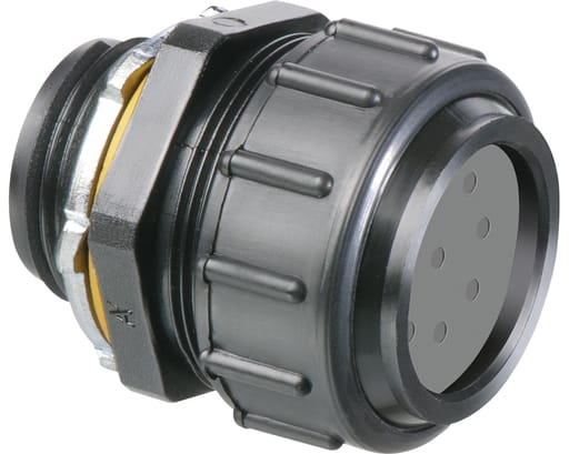 Arlington Industries - Arlington NMPV100 1" .225" to 255" Photovoltaic Cable Connector, Non-Metallic, use with USE-2 Cable