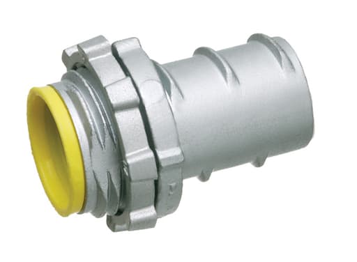 Arlington Industries - Arlington GF38A 3/8" Insulated Screw-In Flex Connector, Zinc Die-Cast