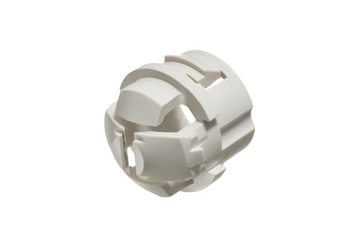Arlington Industries - Arlington NM94X 1/2" KO Push-In NM Cable Connector, Plastic, White