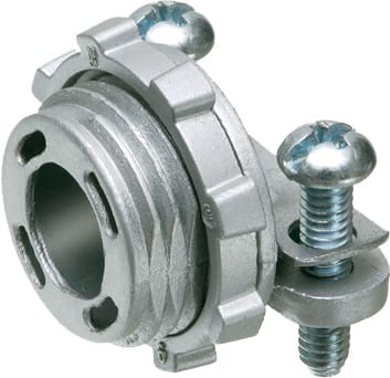 Arlington Industries - Arlington 8400 3/8" Cable Connector, Flex/AC/MC/NM, Zinc Die-Cast