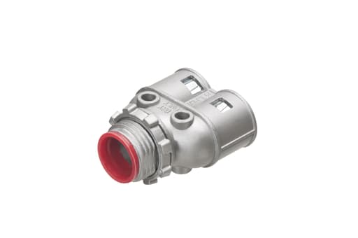 Arlington Industries - Arlington 3838A 1/2" Snap²It Insulated Duplex Connector w/ Locknut, Flex/AC/MC, .405 to .612