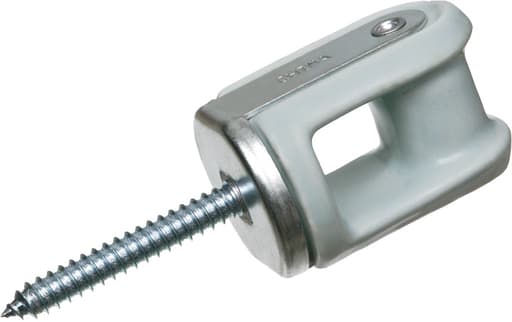 Arlington Industries - Arlington 616 Porcelain Wire Holder, 2-1/4" Lag Screw
