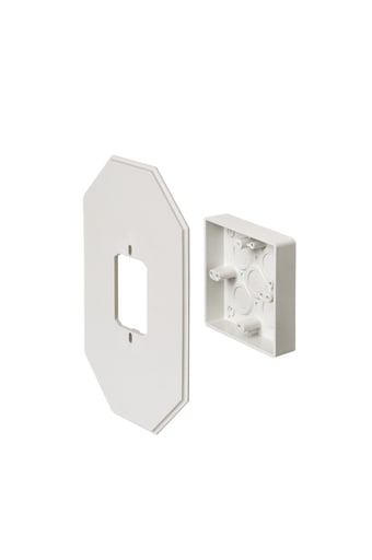 Arlington Industries - Arlington 8081DBL Large Fixture Siding Box Kit, w/o Flange, All Siding Types
