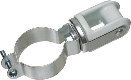 Arlington Industries - Arlington 645 2" Porcelain Wire Holder w/ Hanger