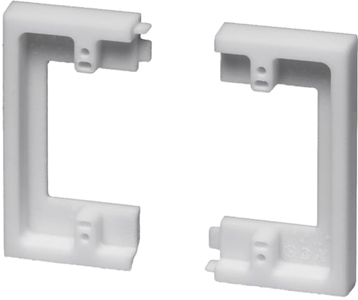 Arlington Industries - Arlington BES2 2-Gang Surface Box Extension, Plastic