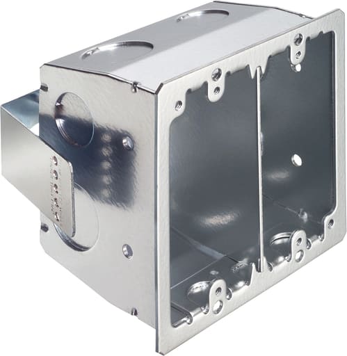 Arlington Industries - Arlington FSR404S Steel 4x4 Retrofit Outlet Box, Plated