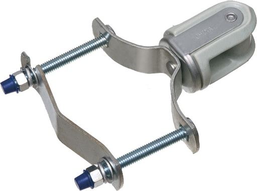 Arlington Industries - Arlington 610 Porcelain Wire Holder, fits 1-1/4" to 3" Pipe