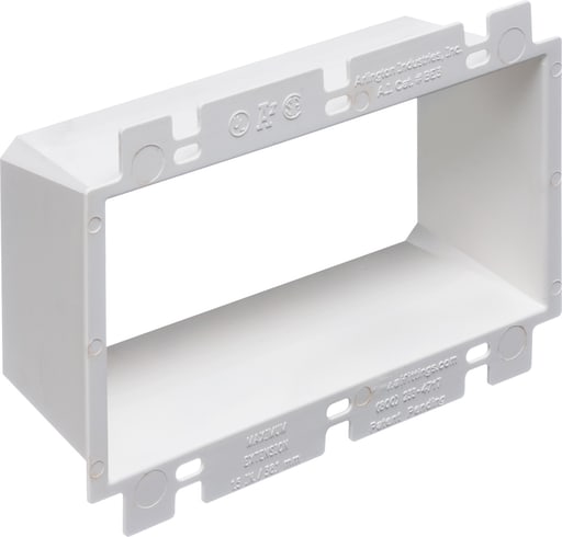 Arlington Industries - Arlington BE3 3-Gang Box Extender, Plastic