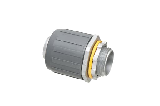 Arlington Industries - Arlington LT7 3/4" Non-Metallic Push-On Liquidtight Straight Connector, Gray