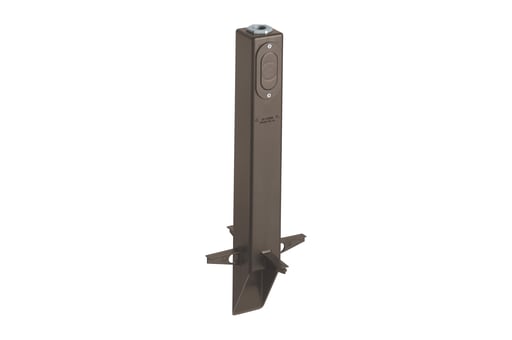 Arlington Industries - Arlington GPL19BR 19.5" Low-Profile Support Post for 3-Wire Fixtures, Bronze