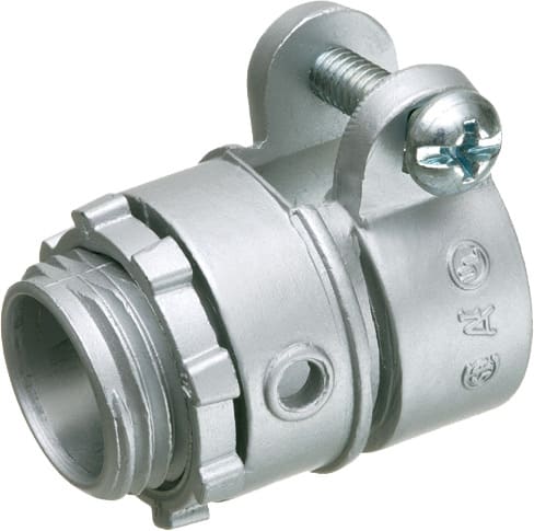 Arlington Industries - Arlington L421 1/2" Flex/AC/MC Squeeze Connector, Zinc Die-Cast