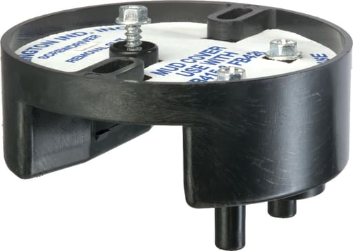 Arlington Industries - Arlington FB415 Press-On Fan / Fixture Mounting Box, 10.3 cu.in, Non-Metallic