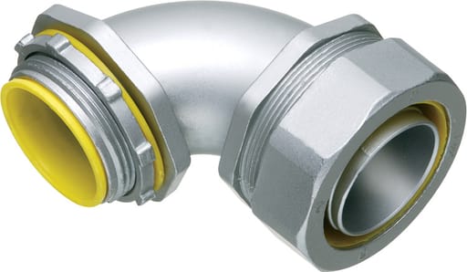 Arlington Industries - Arlington LT90300 3" Liquidtight 90deg Connector, Zinc Die-Cast