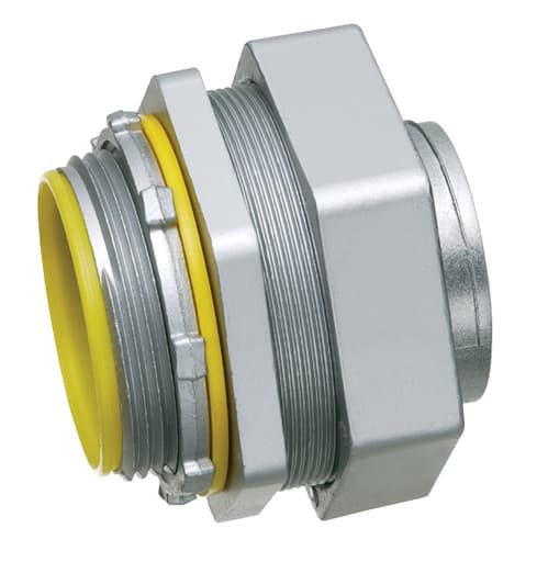 Arlington Industries - Arlington LT350 3-1/2" Liquidtight Straight Connector, Zinc Die-Cast