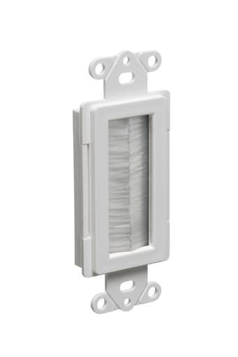 Arlington Industries - Arlington CED135 Cable Entry Device w/ Brush Cover, White