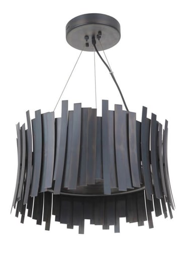 Craftmade International - CRAF 49490-FS-LED BASTION 1-LITE CHANDELIER